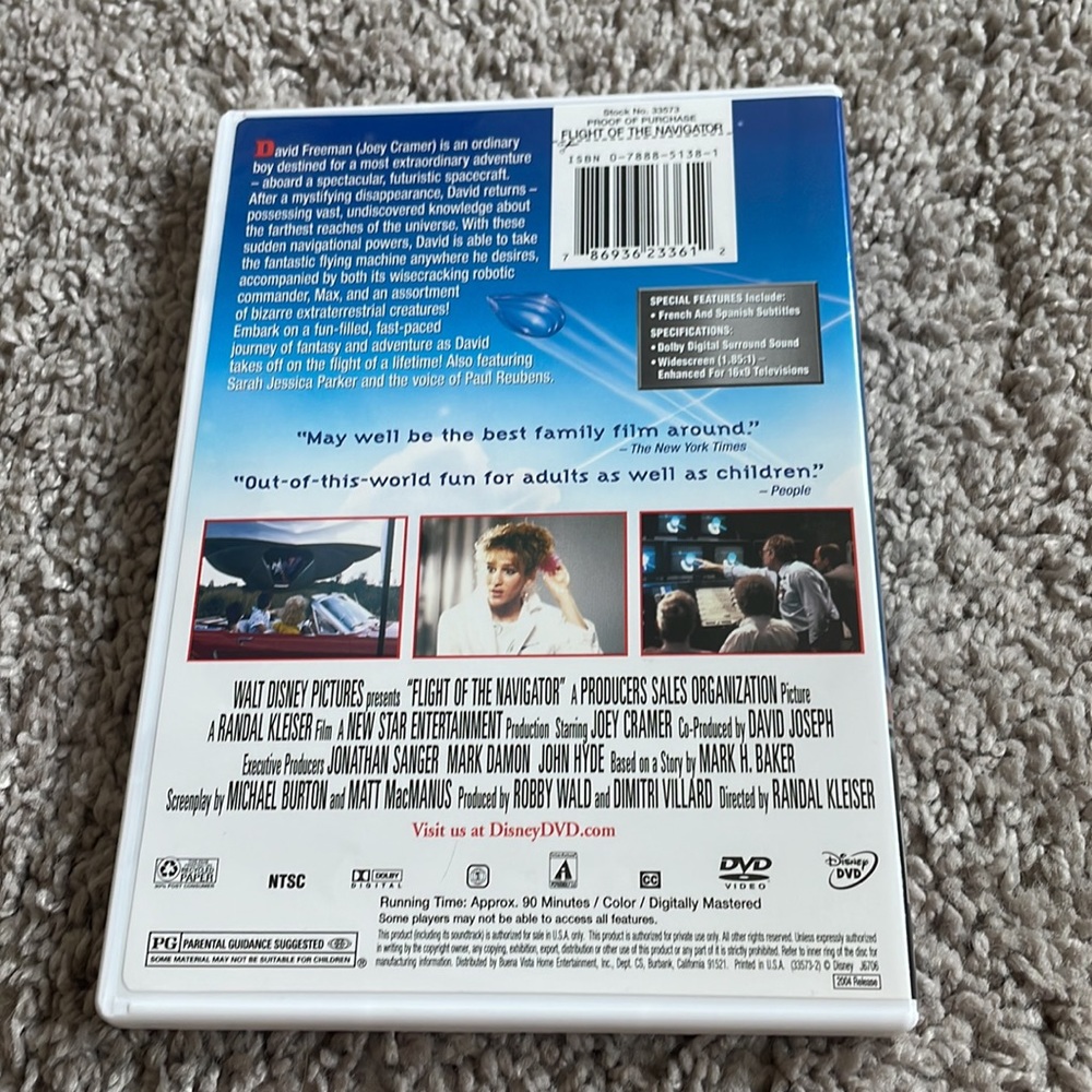 Flight of the Navigator on DVD - Picture 2 of 4